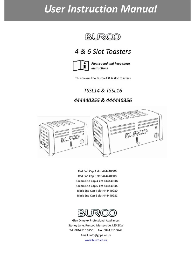 Burco Burco TSSL14 User instruction manual
