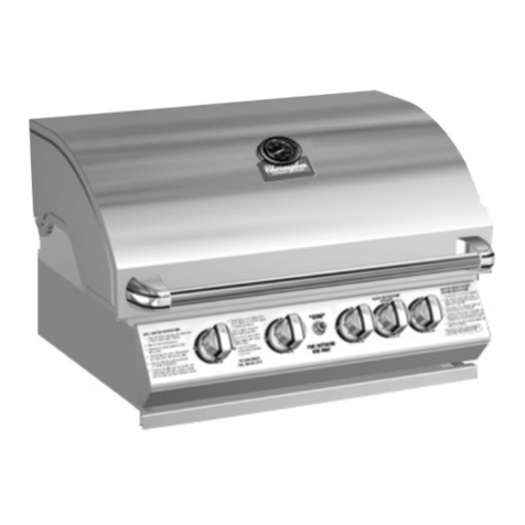 Charmglow Stainless Steel Natural Gas Drop-In 4-Burner... owner's manual