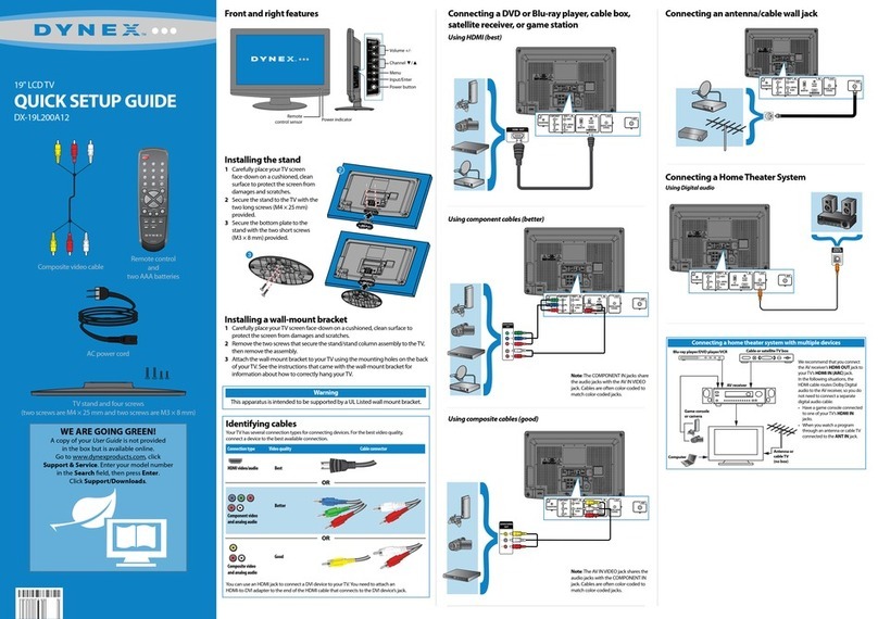 Dynex DX-19L200A12 User manual