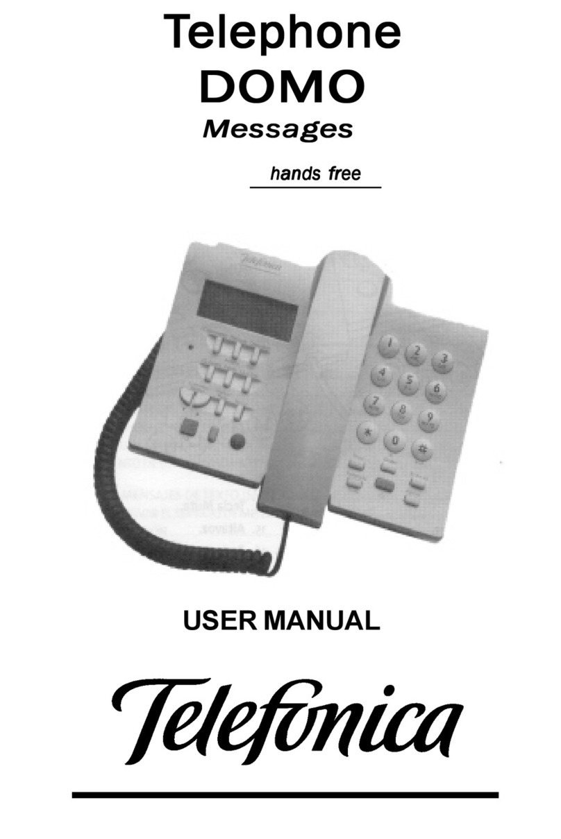 TELEFONICA 1002 User manual TELEFONICA 1002 User manual