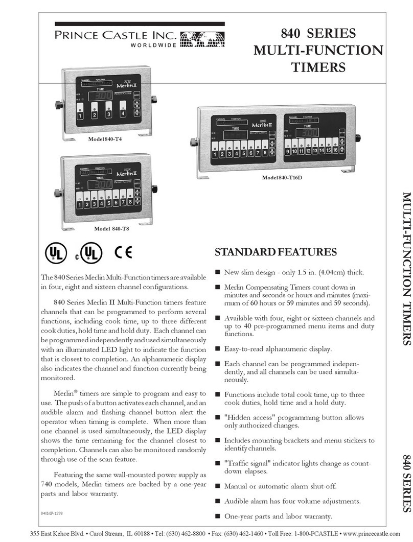 Prince Castle 840-T4 Specifications
