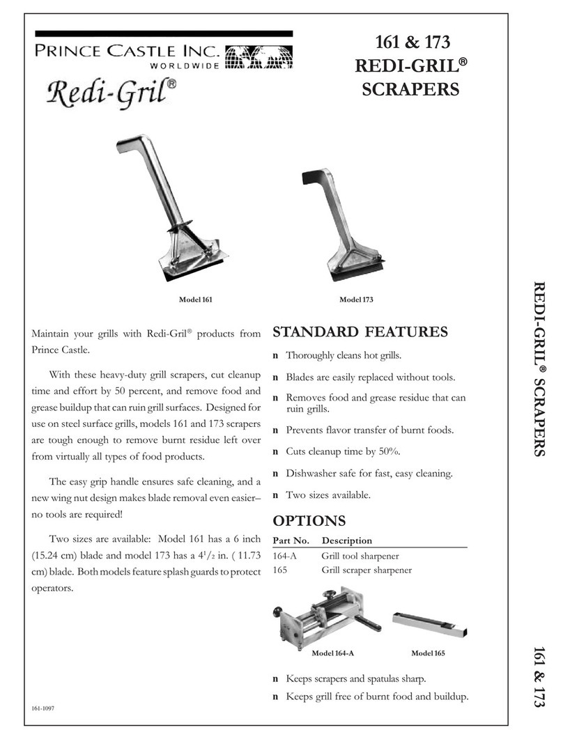 Prince Castle 161 Specifications