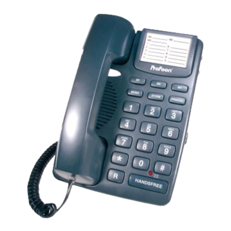 Profoon TX-555 User manual Profoon TX-555 User manual