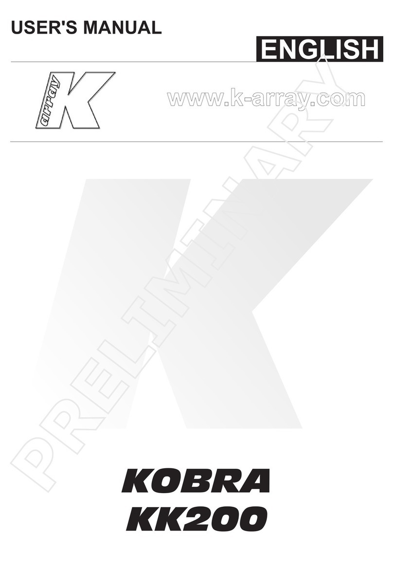 K-array Kobra KK200 User manual K-array Kobra KK200 User manual