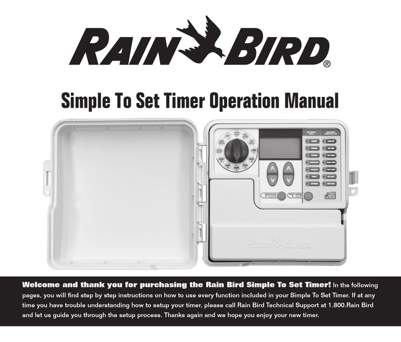 Rain Bird SST-400i Operation manual