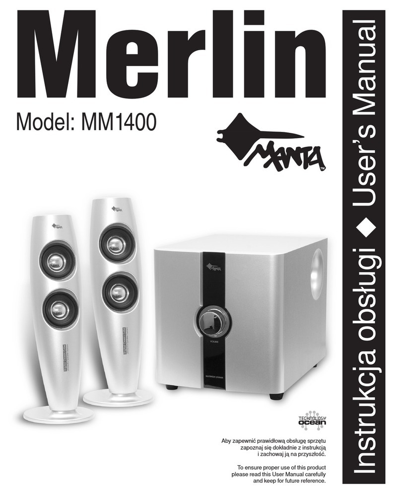 Manta Merlin MM1400 User manual