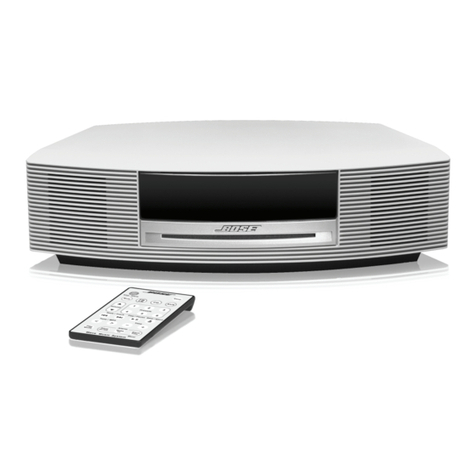 Bose Wave music system User manual Bose Wave music system User manual