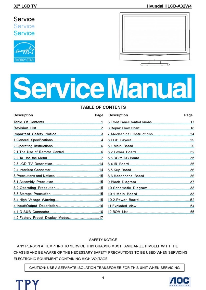 Hyundai HLCD-A32W4 User manual Hyundai HLCD-A32W4 User manual