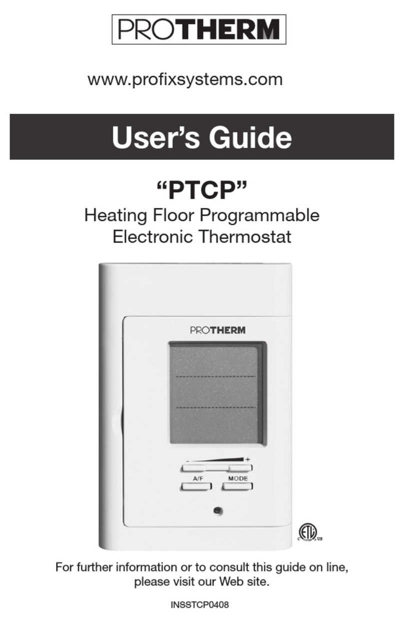 Protherm PTCP User manual