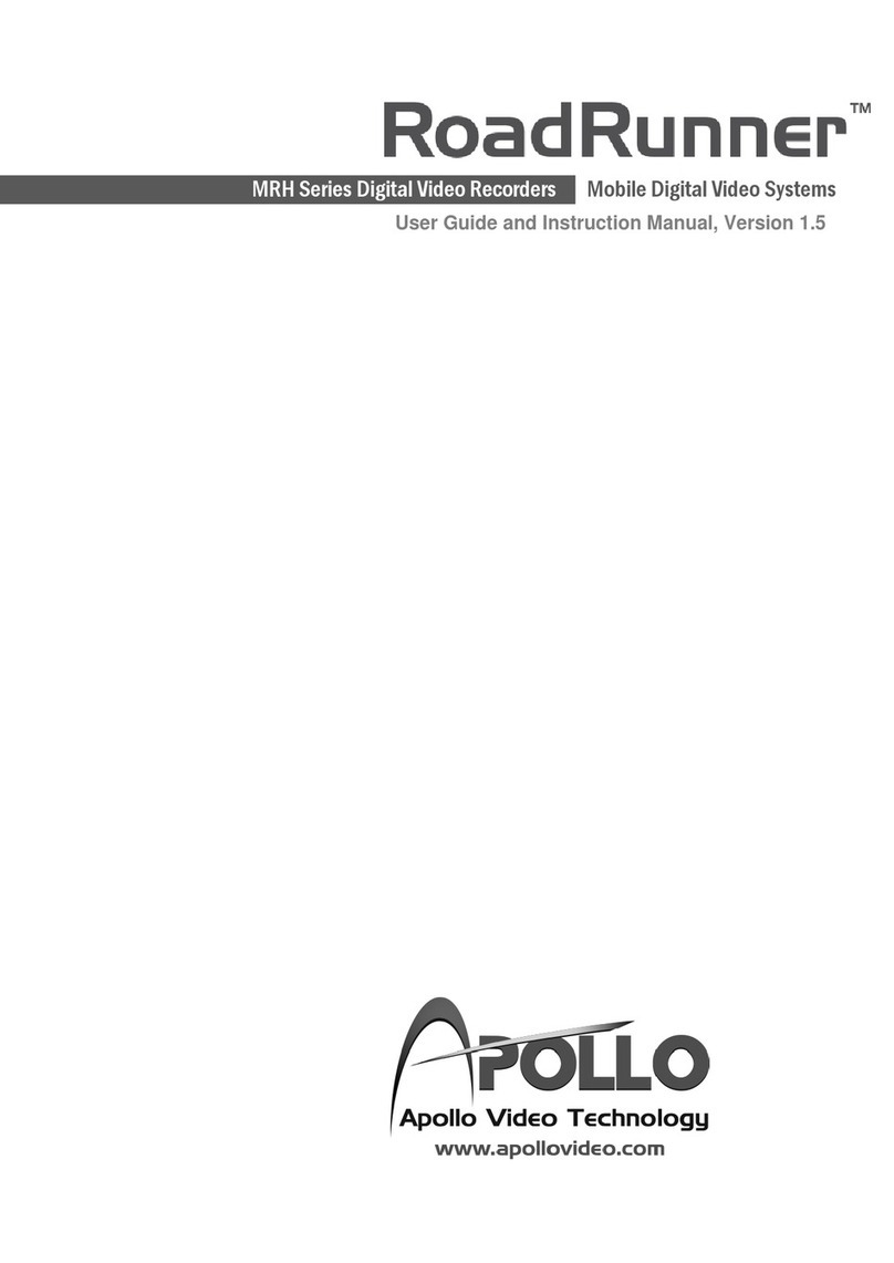 Apollo MRH Series User guide and instruction manual