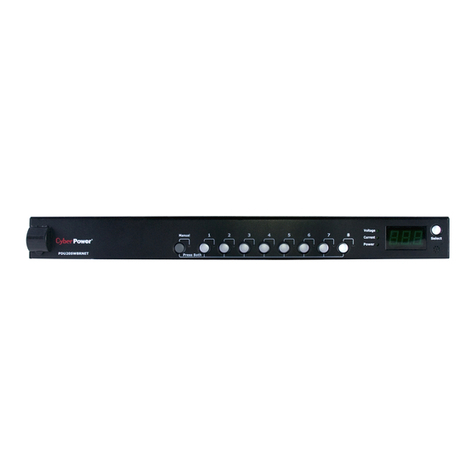 CyberPower PDU15SW8RNET User manual
