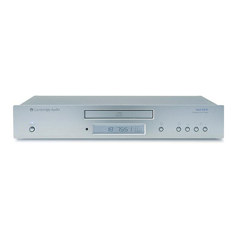 Cambridge Audio Azur 640C V2 Service manual