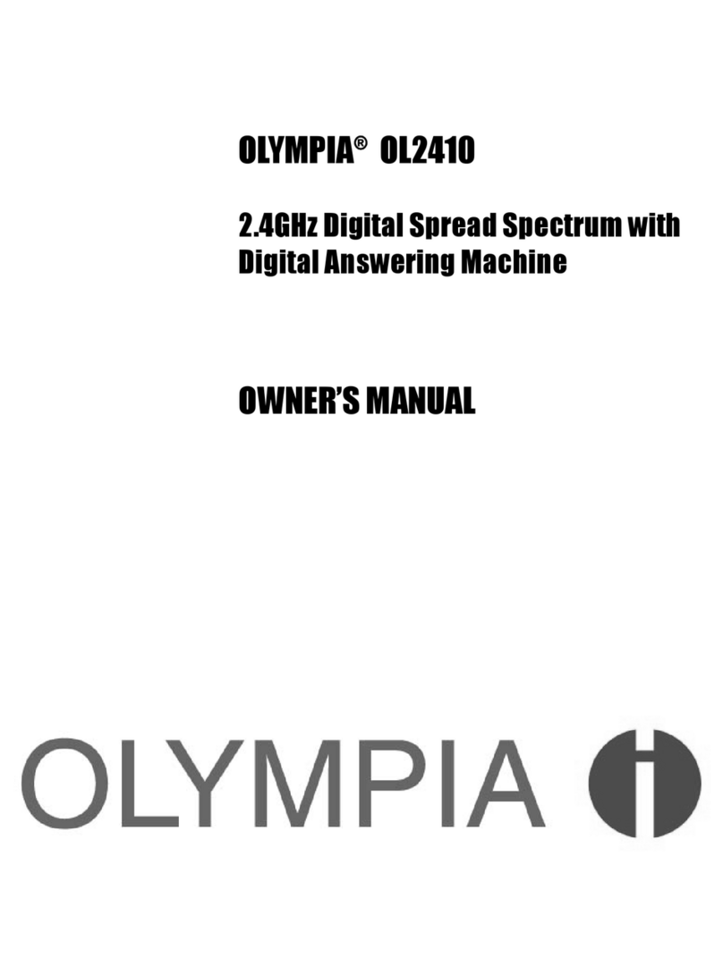 Olympia OL2410 owner's manual