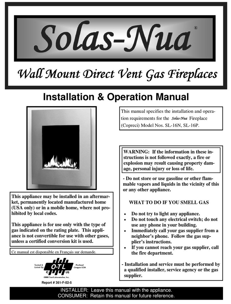 Solas-Nua SL-16N Installation & operation manual