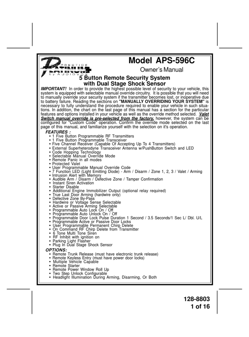 Platinum APS-596C owner's manual Platinum APS-596C owner's manual