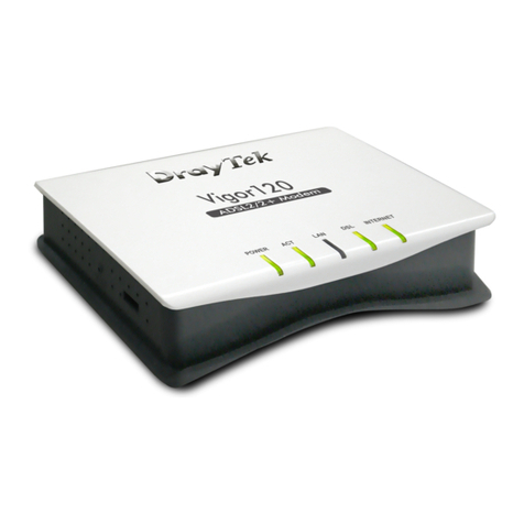 Draytek Vigor120 Series User manual