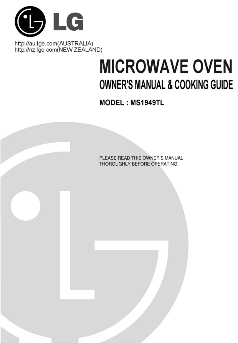 LG MS1949TL Use and care manual
