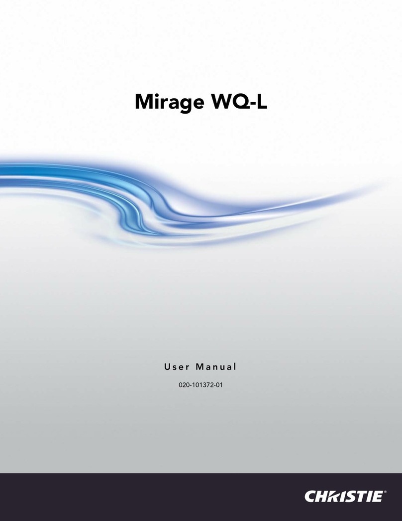 Christie Mirage WQ-L user manual