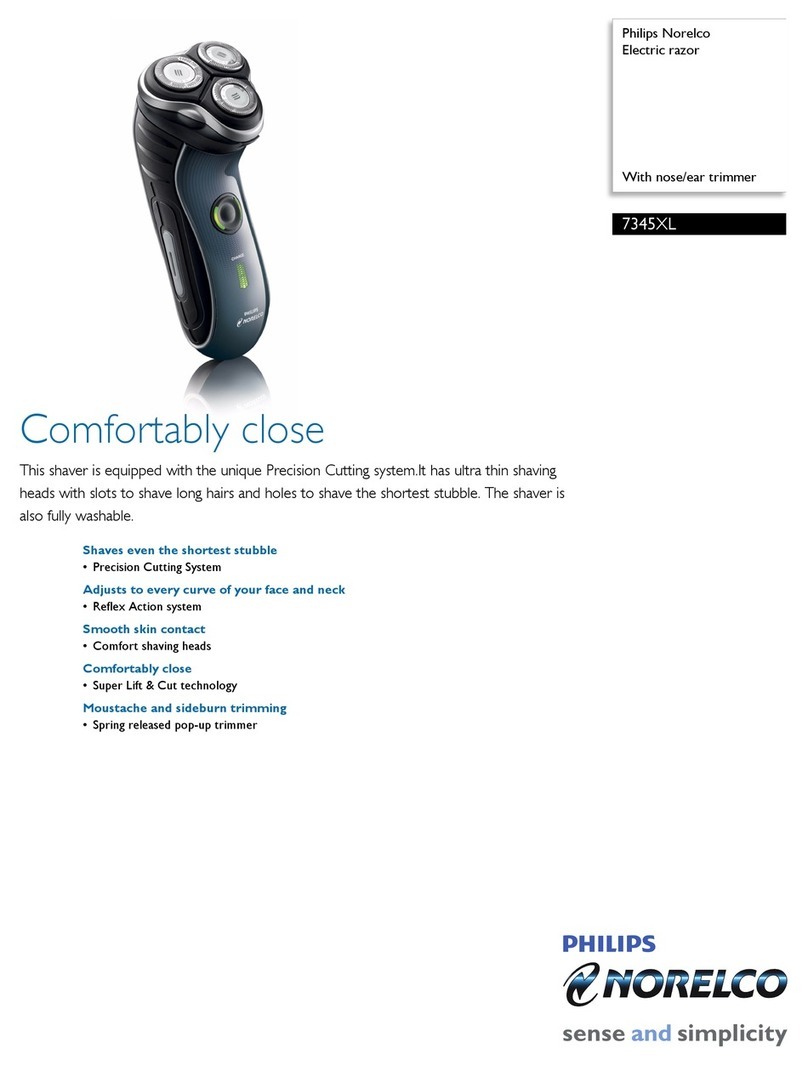 Philips Norelco 7345XL Specifications