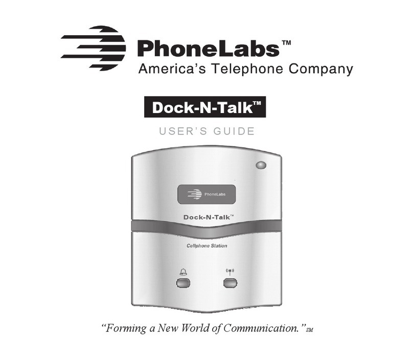 Phone Labs Dock-N-Talk User manual