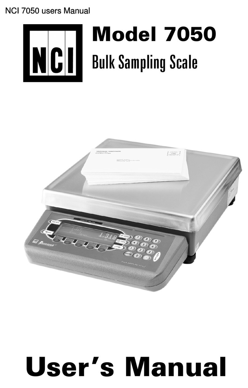 NCI 7050 User manual