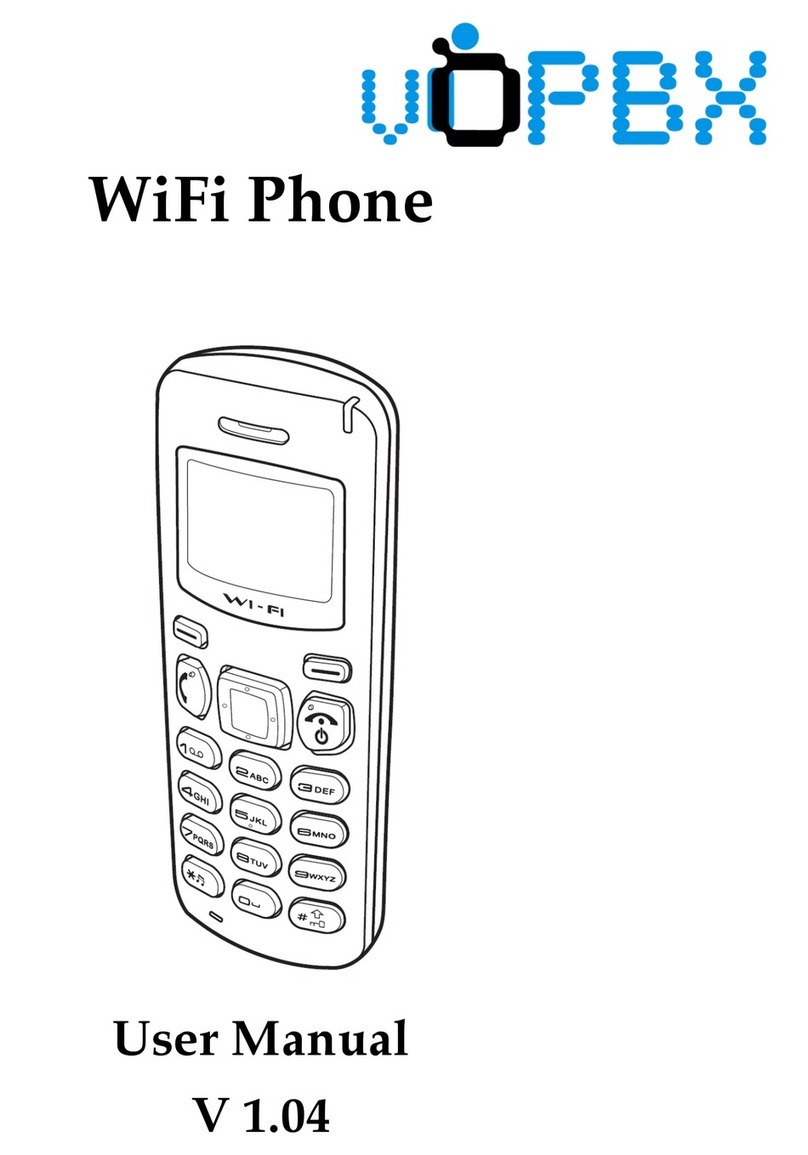 Vopbx WiFi Phone user manual