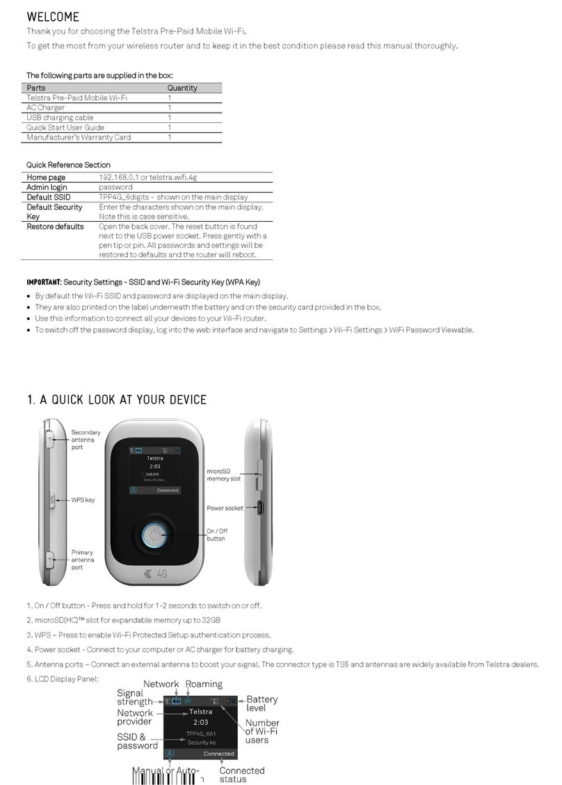 Telstra Pre-Paid quick guide