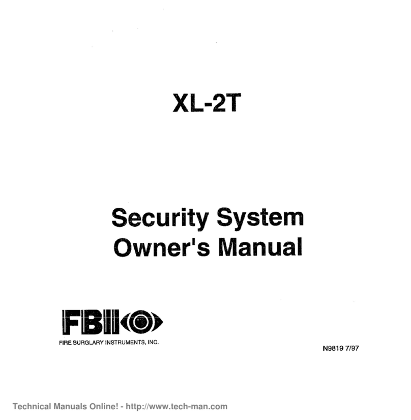 Fire Burglary Instruments XL-2T owner's manual Fire Burglary Instruments XL-2T owner's manual