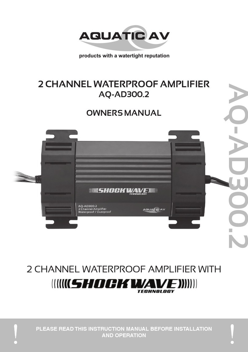 Aquatic AQ-AD300.2 owner's manual