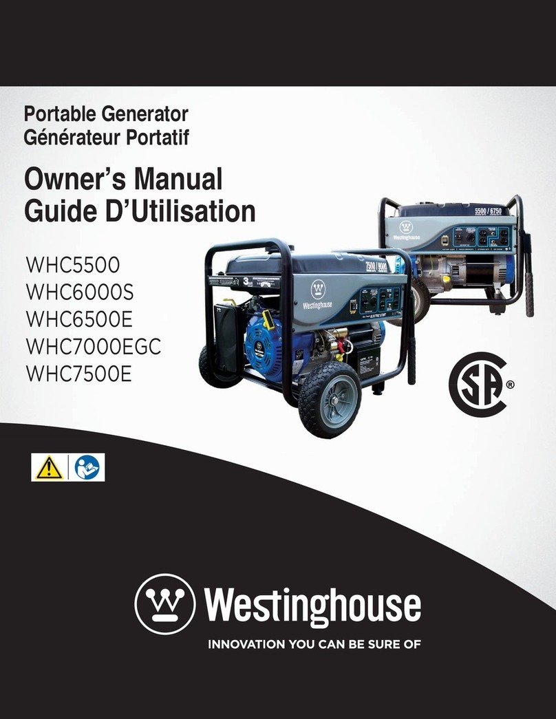 Westinghouse WHC5500 User manual
