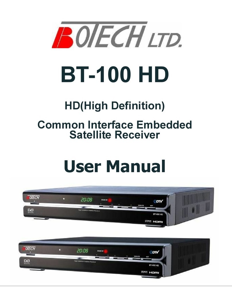 Botech BT-100 HD user manual