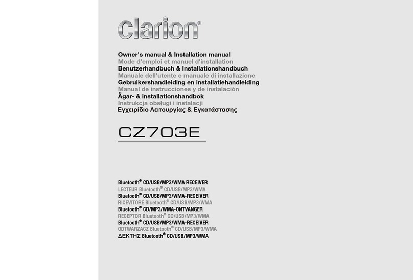 Clarion CZ703E Repair manual