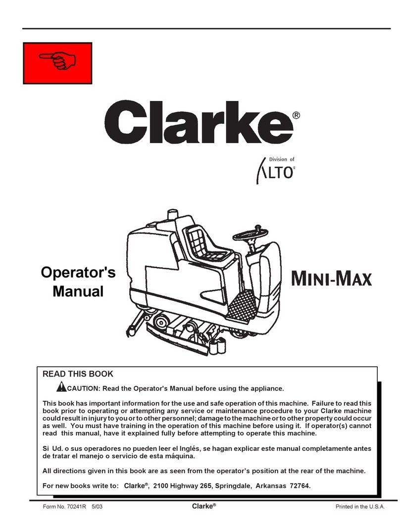 Clarke Mini-Max 26 User manual