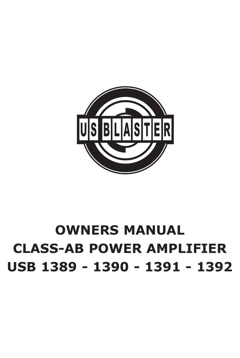 US Blaster USB 1392 owner's manual