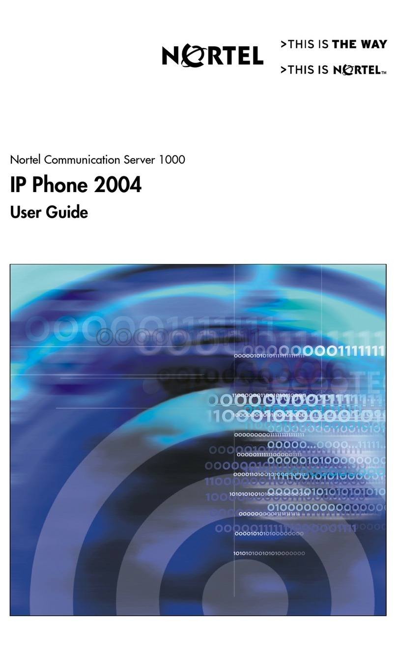 Nortel IP Phone 2004 User manual