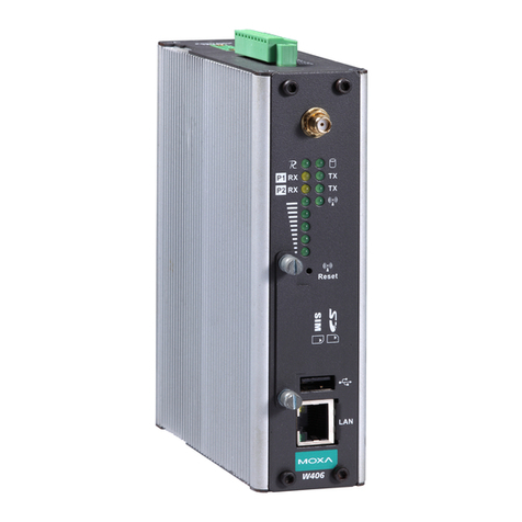 Moxa Technologies W406 Series User manual