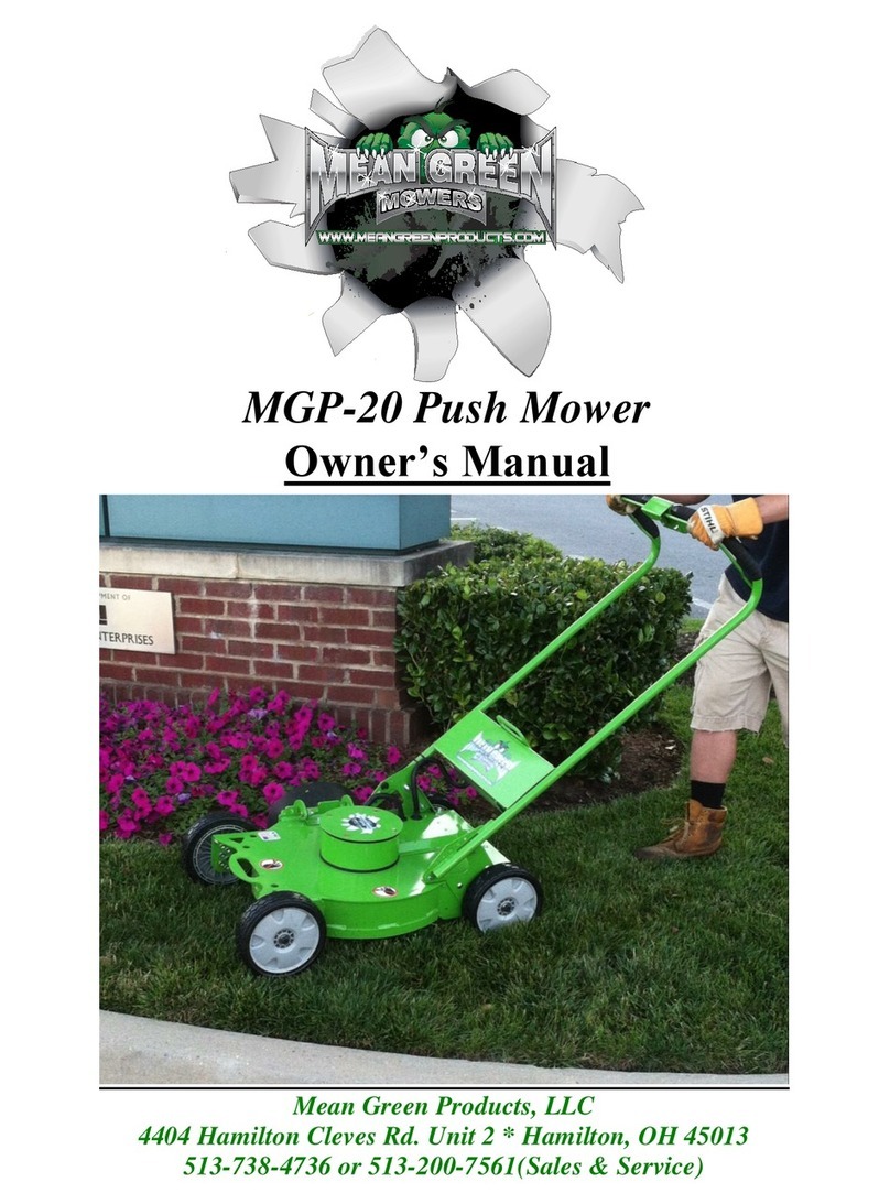 Meen green MGP-20 owner's manual