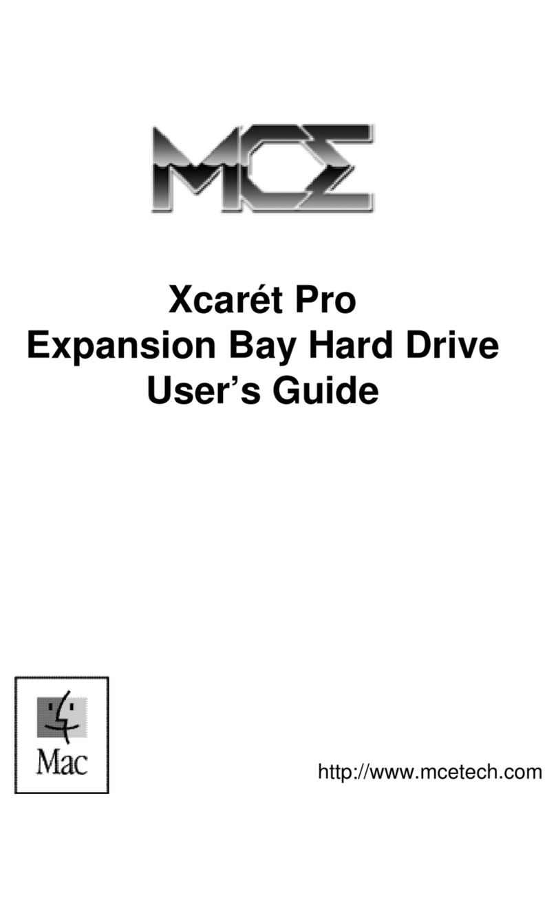 MCE Technologies Xcaret Pro user guide