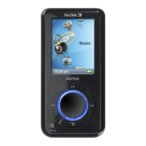SanDisk Sansa e200 user guide