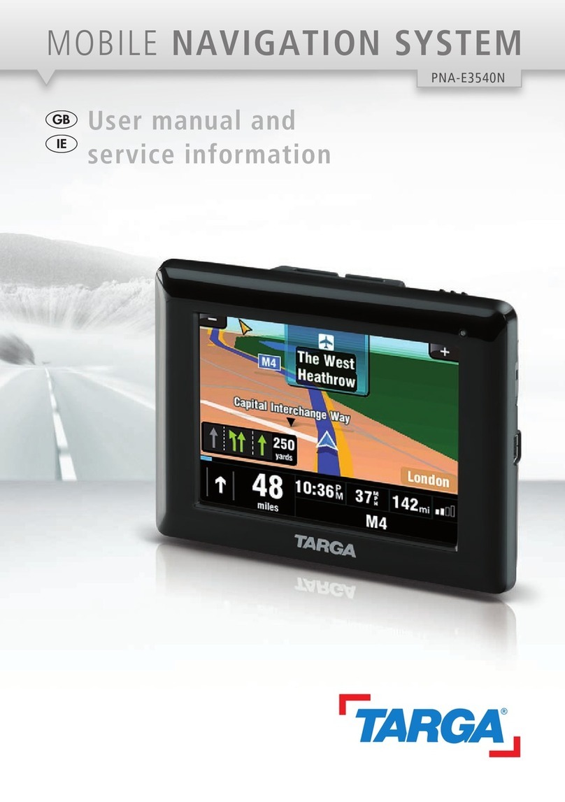 Targa PNA-E3540N Instruction sheet