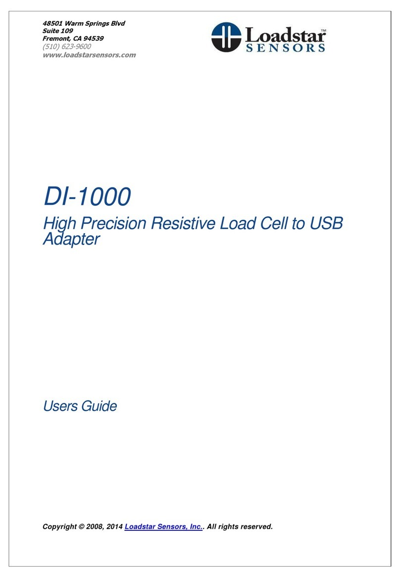 Loadstar Sensors DI-1000 user guide