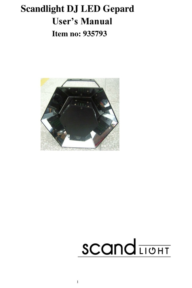 Scandlight 935793 Gepard User manual