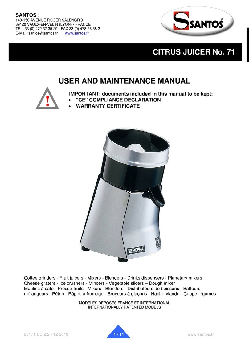 Santos 71 Operating instructions