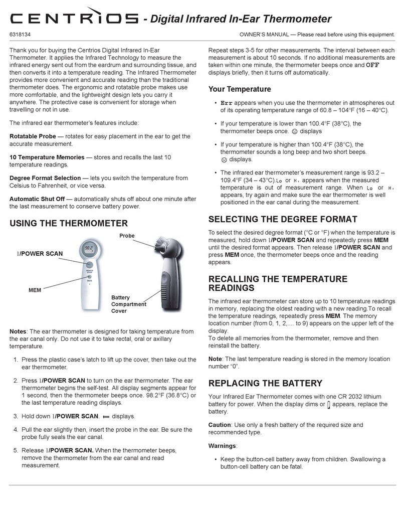 Orbyx Electronics Centrios owner's manual