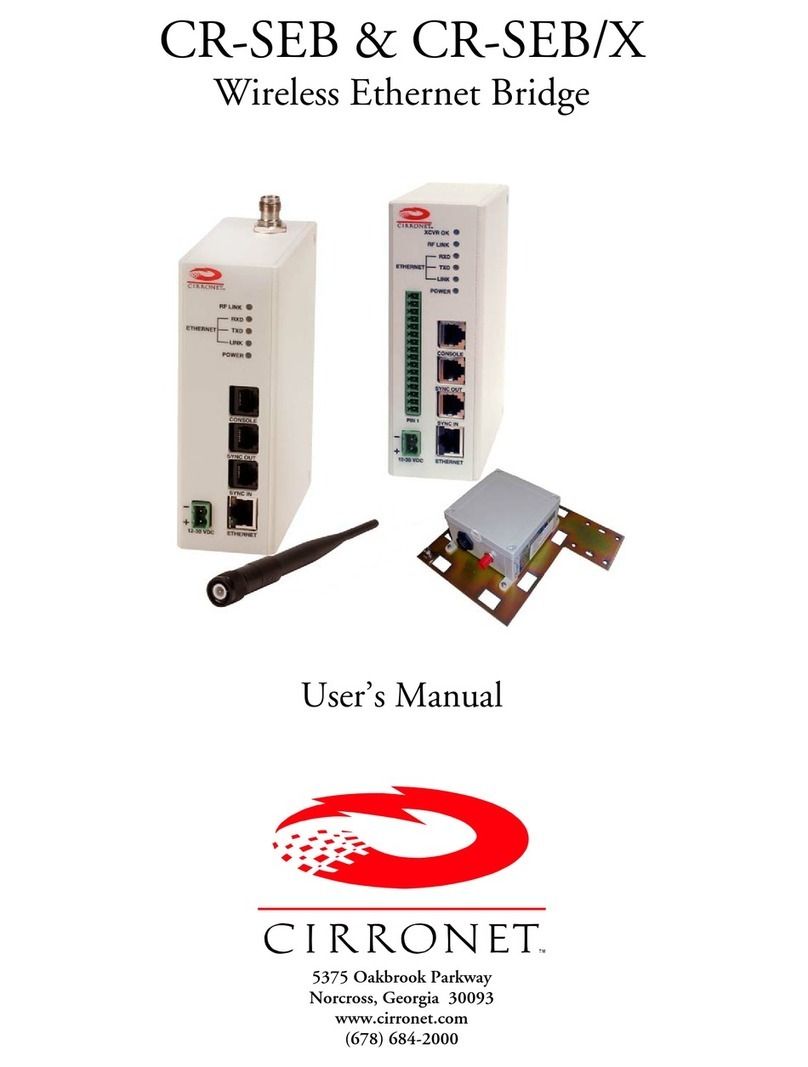 Cirronet CR-SEB user manual
