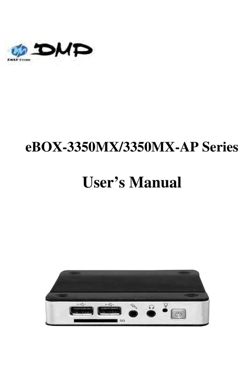 DMP Electronics eBOX-3350MX series User manual