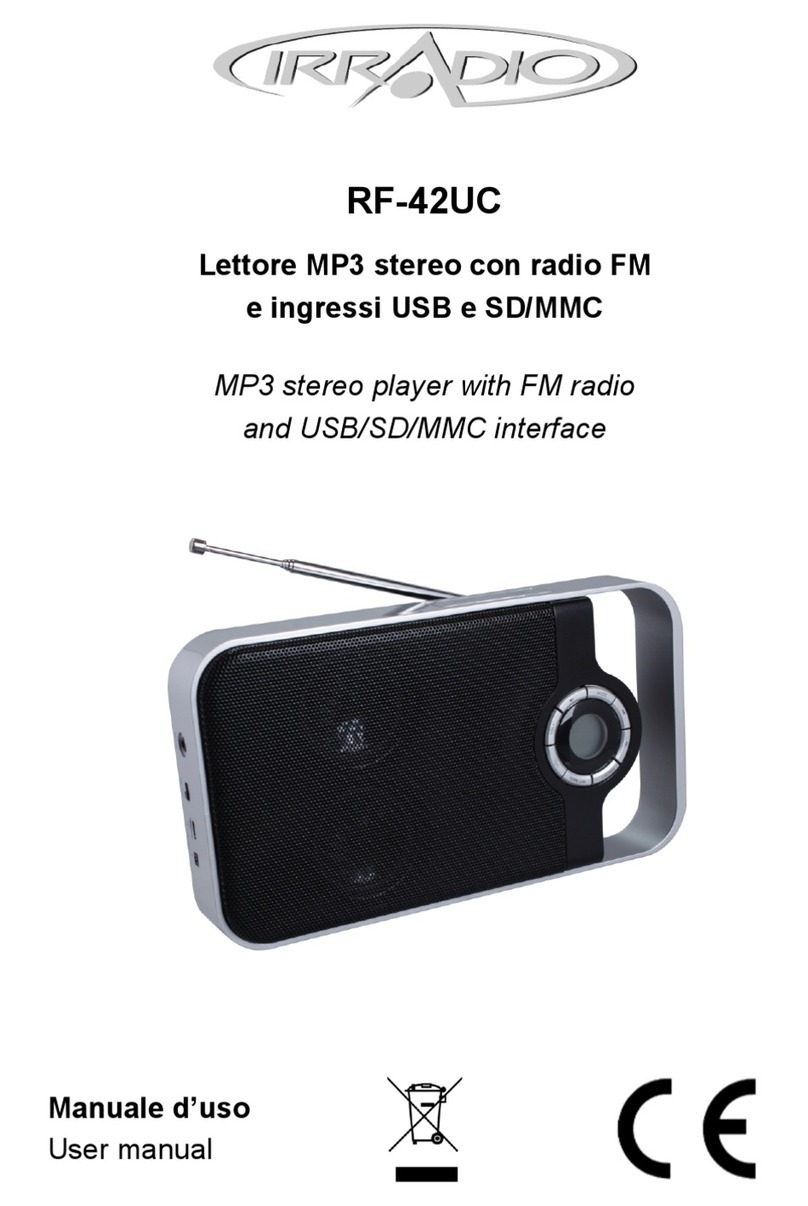 Irradio RF-42UC user manual