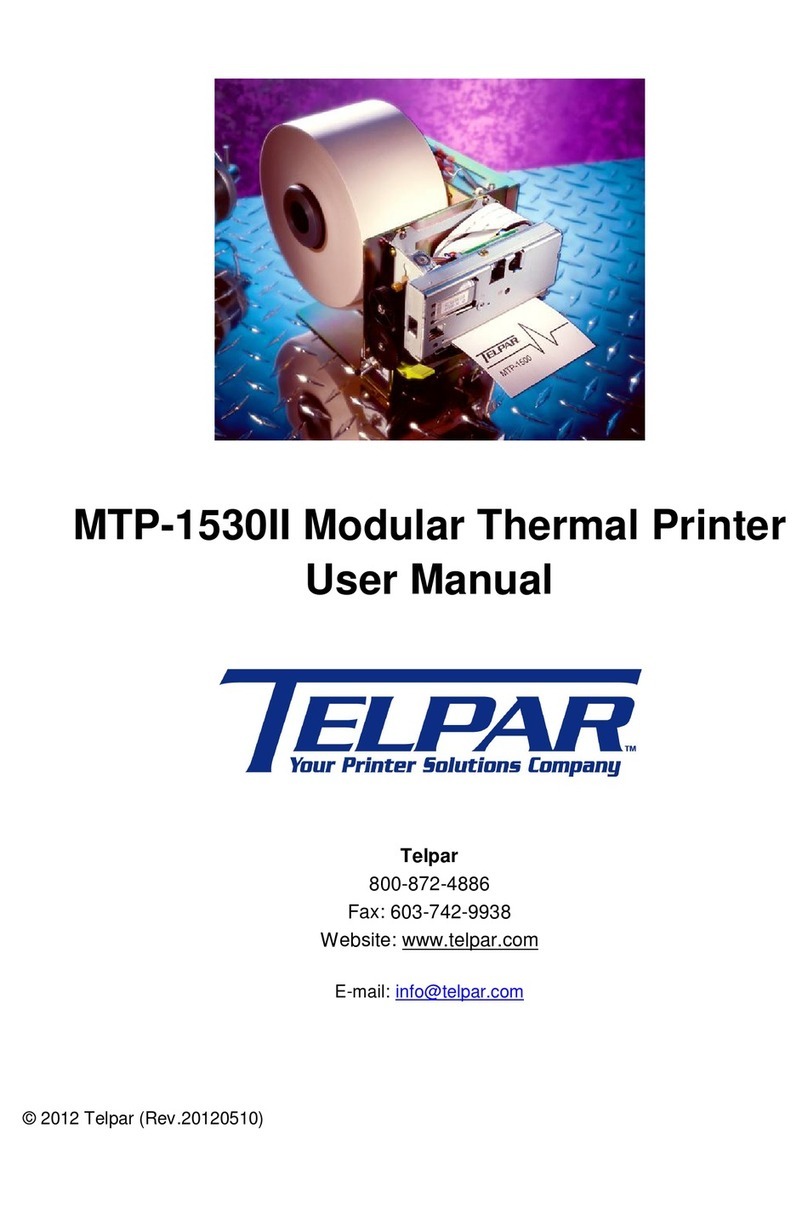 Telpar MTP-1530II User manual Telpar MTP-1530II User manual