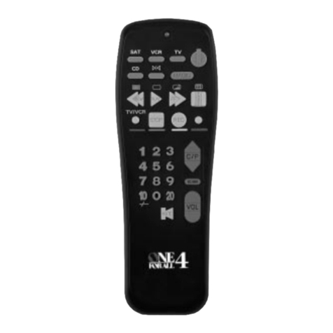 One Forall URC-2500 User guide & code book
