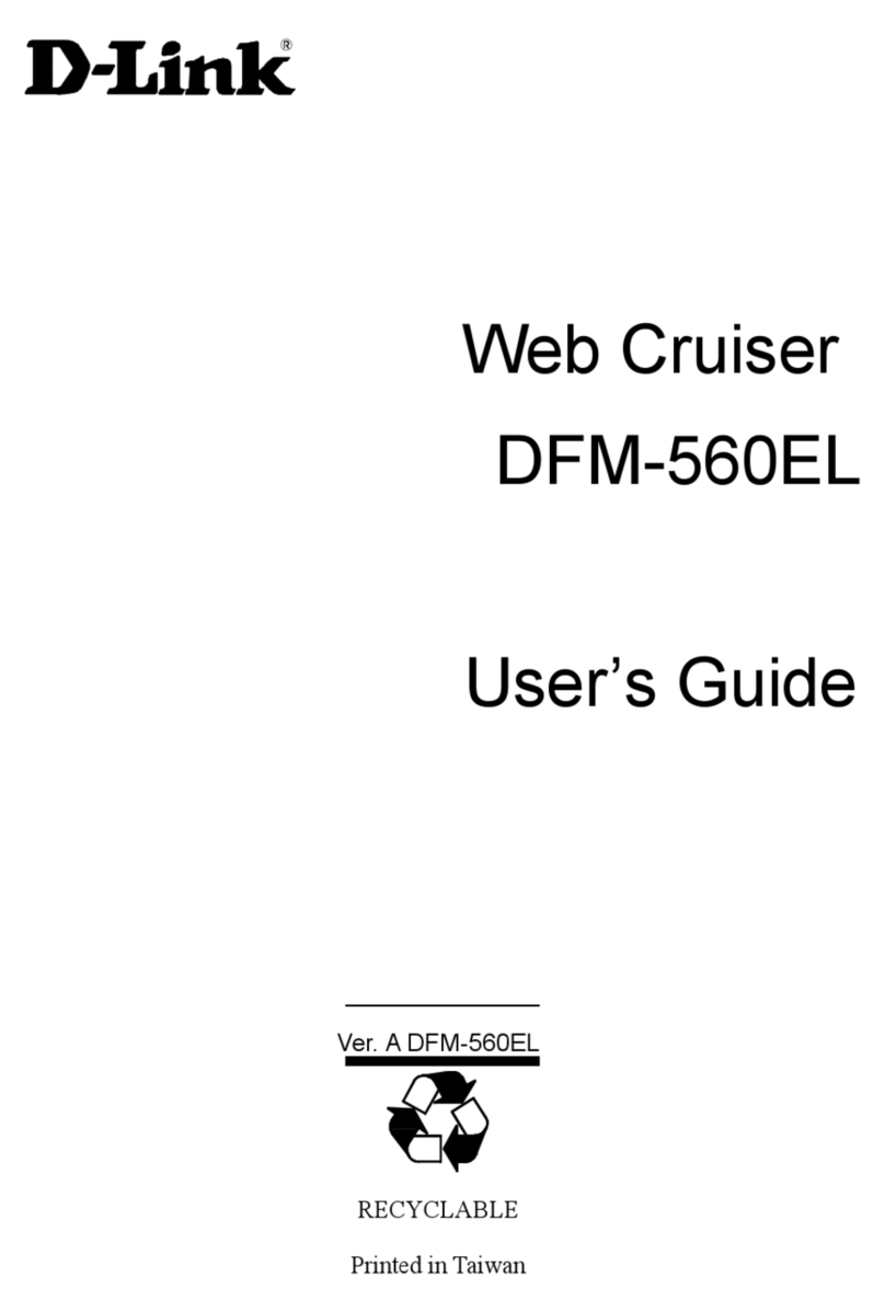 D-Link WebCruiser DFM-560EL User manual